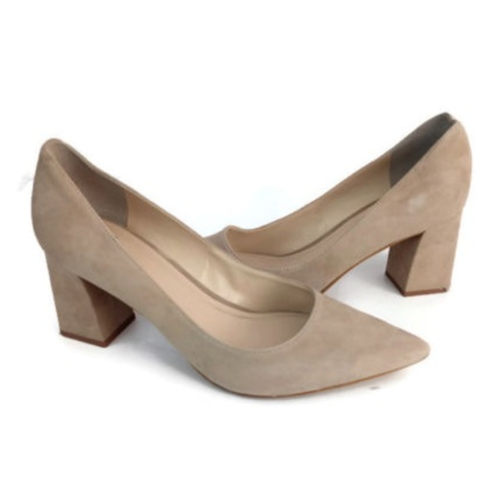 Marc Fisher Women's Tan Pointed Toe Pumps Size 9 M